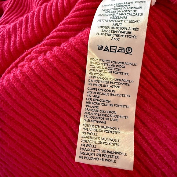 Anthropologie Maeve Easy Pullover Sweater Pink Red Size XS - Picture 11 of 11